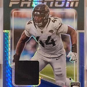 2022 Panini Donruss Optic Rookie Phenom Travon Walker Football Trading Card
